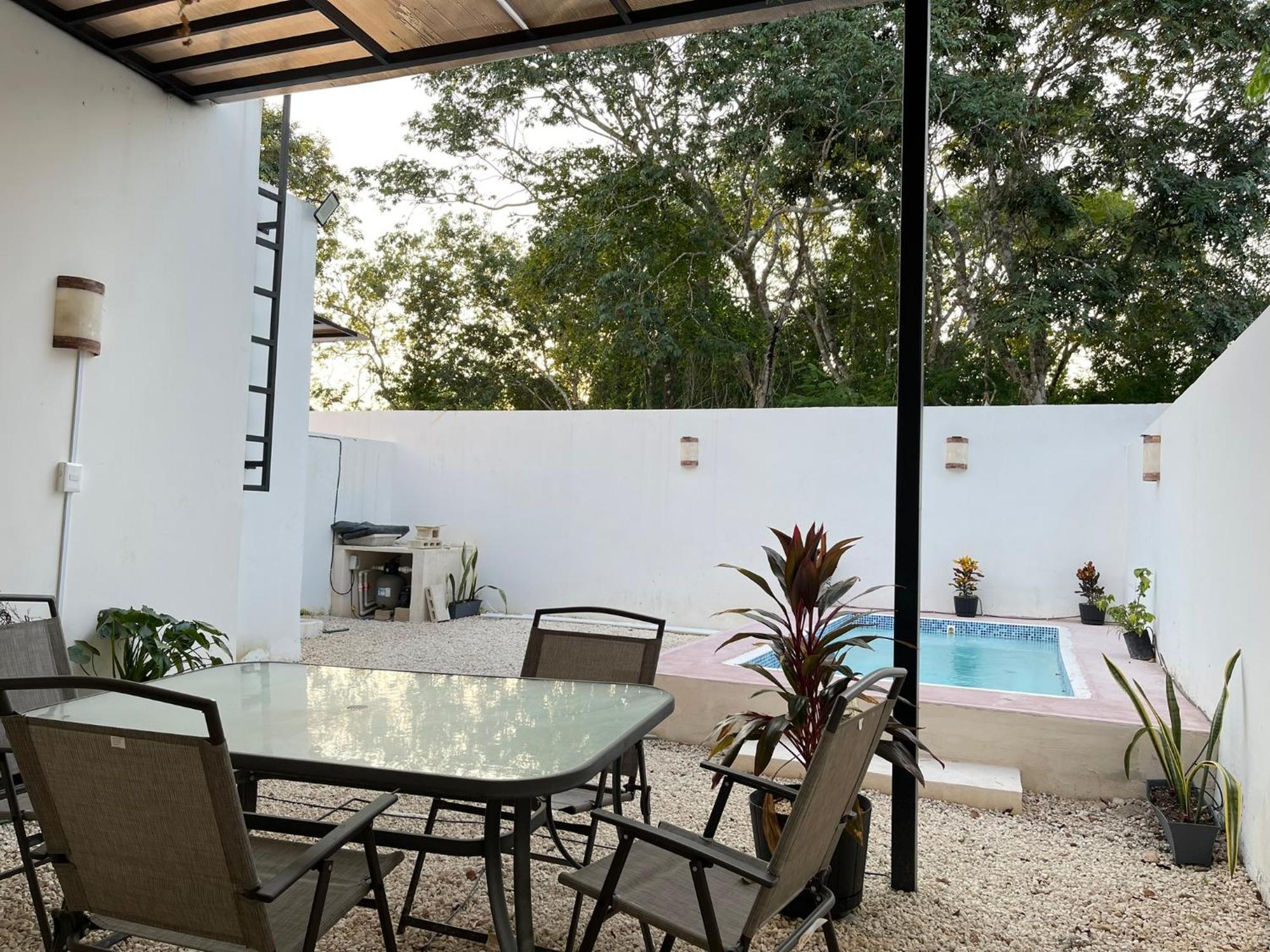 Kaab: Exclusividad Y Confort En Un Oasis Vacacional Con Piscina Merida Bagian luar foto